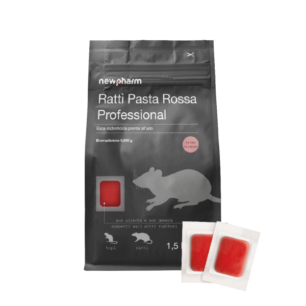 Rattì Pasta Rossa Professional – طُعم أحمر احترافي لصيد القوارض بنكهة السلمون
