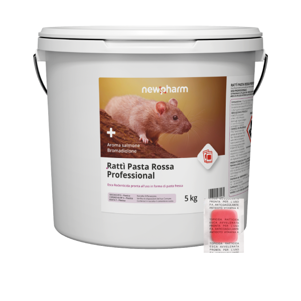 Rattì Pasta Rossa Professional – طُعم طازج مضاد للقوارض بتركيبة فعالة