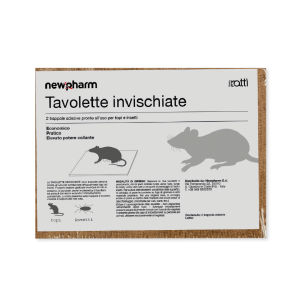 Rattì Tavolette Invischiate – ألواح لاصقة لصيد القوارض والحشرات بدون سموم