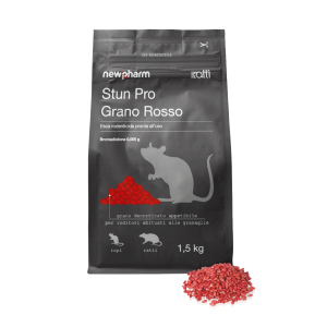 Stun Pro Grano Rosso – طُعم حبيبي جاهز لمكافحة الفئران والجرذان