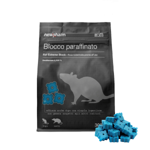 Blocco Paraffinato – طُعم بارافيني فعال ضد الفئران والجرذان حتى بعد تناول واحد