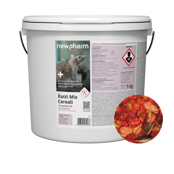 Rattì Mix Cereali Professional – طُعم حبوب جاهز للقوارض بفعالية قوية